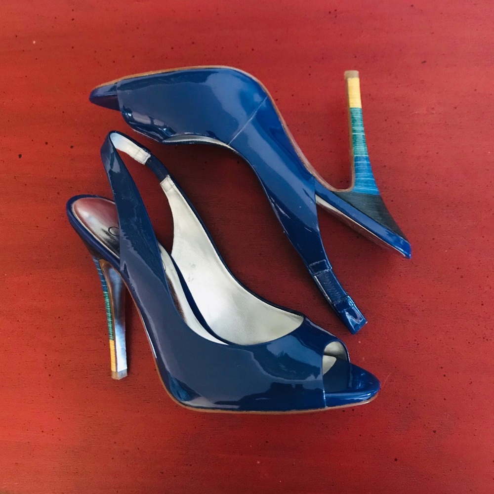 Jessica Simpson colorful stiletto heels size 6